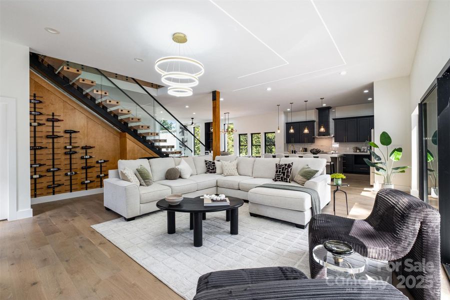 Furnished interior view inside a new home in , Charlotte (Image 7).