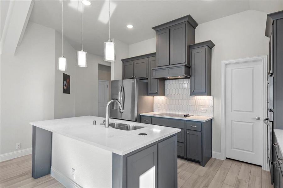 Furnished interior view inside a new home in The Grove, Midlothian (Image 7).