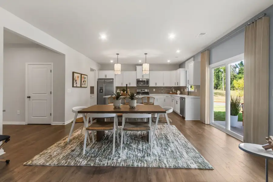 Furnished interior view inside a new home in Bridgeport Single Family Homes, Greenville (Image 16).