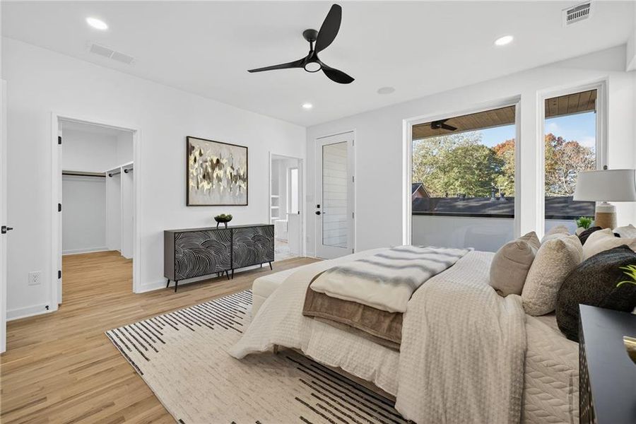 Furnished interior view inside a new home in , Atlanta (Image 30).