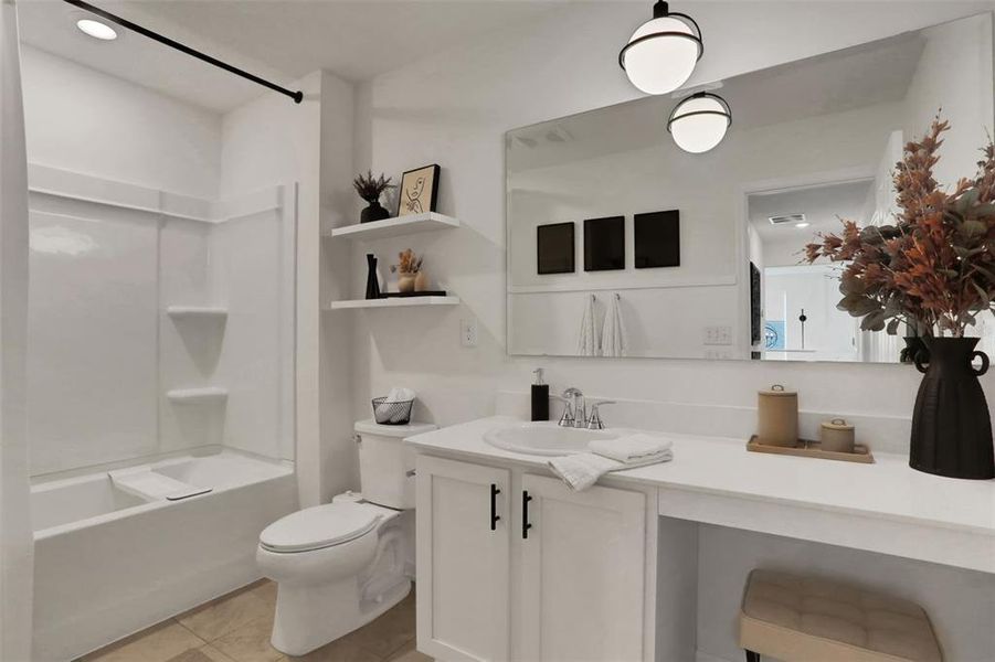 Furnished interior view inside a new home in , Palm Coast (Image 24). Furnished interior view inside a new home in , Palm Coast (Image 24).