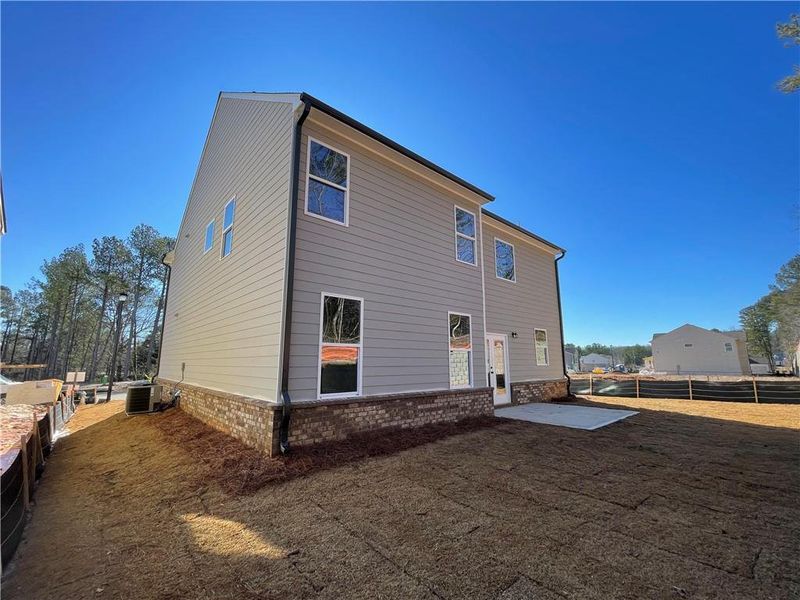 Exterior details and patio area of a home in , Buford (Image 16).