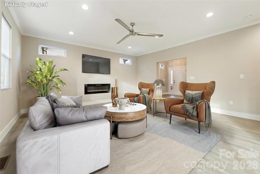 Furnished interior view inside a new home in , Denver (Image 7). Furnished interior view inside a new home in , Denver (Image 7).