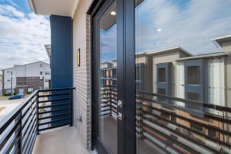Exterior details and patio area of a home in , Fort Worth (Image 2). Exterior details and patio area of a home in , Fort Worth (Image 2).