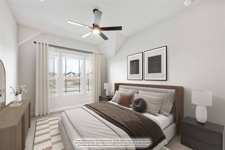 Furnished interior view inside a new home in Villages of Walnut Grove, Midlothian (Image 8).