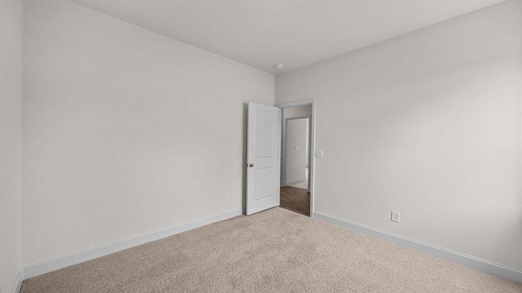 Representative unfurnished interior of a home built from the Booth by D.R. Horton in Villa Grande, Winterville (Image 38). Representative unfurnished interior of a home built from the Booth by D.R. Horton in Villa Grande, Winterville (Image 38).