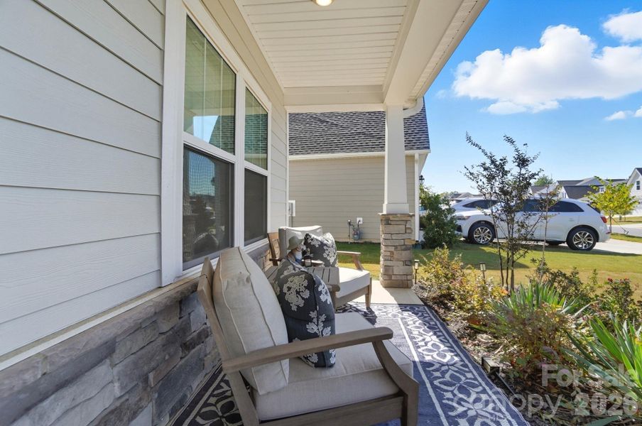 Exterior details and patio area of a home in , Monroe (Image 24).