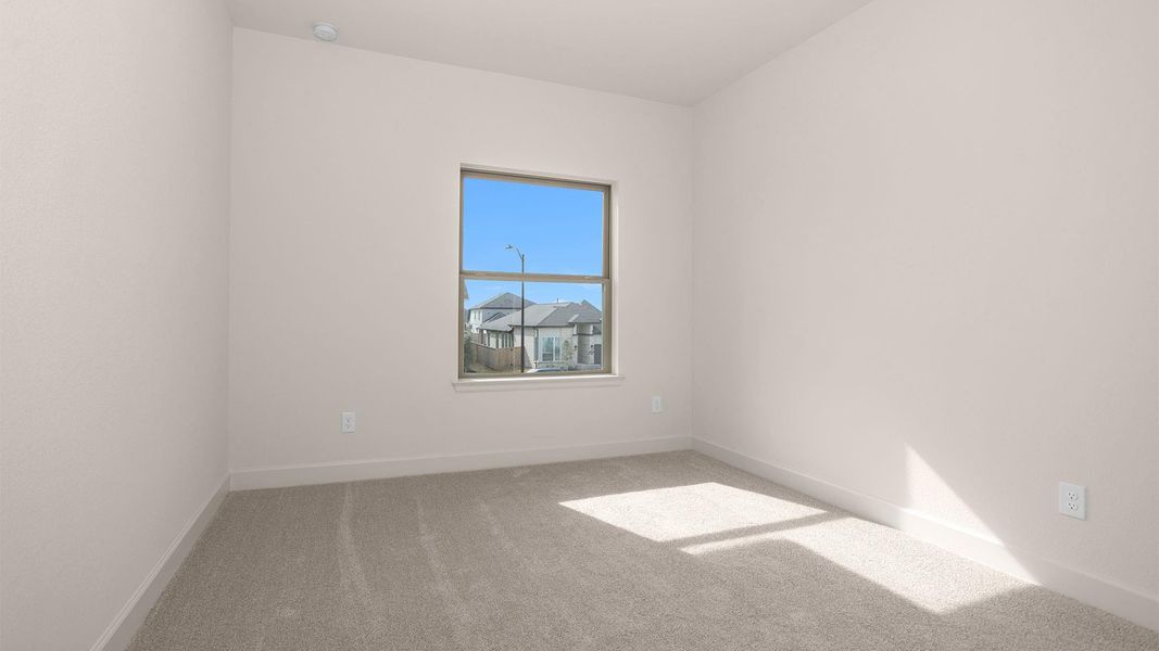 Spacious, unfurnished interior of a new home in Bridgeland, Cypress (Image 9).