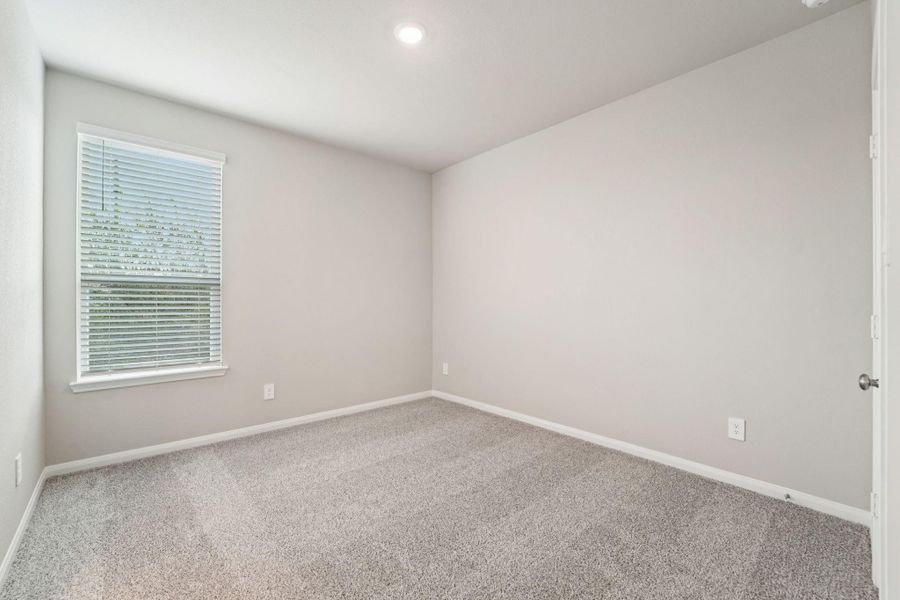 Spacious, unfurnished interior of a new home in Spring Brook Village - Luxe Series, Houston (Image 20). Spacious, unfurnished interior of a new home in Spring Brook Village - Luxe Series, Houston (Image 20).