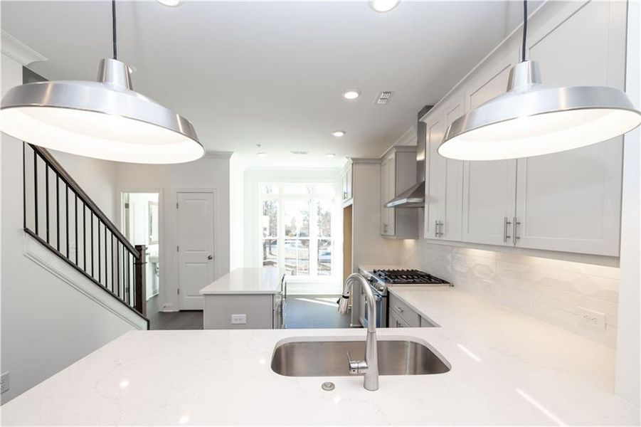 Furnished interior view inside a new home in Ecco Park, Alpharetta (Image 12).