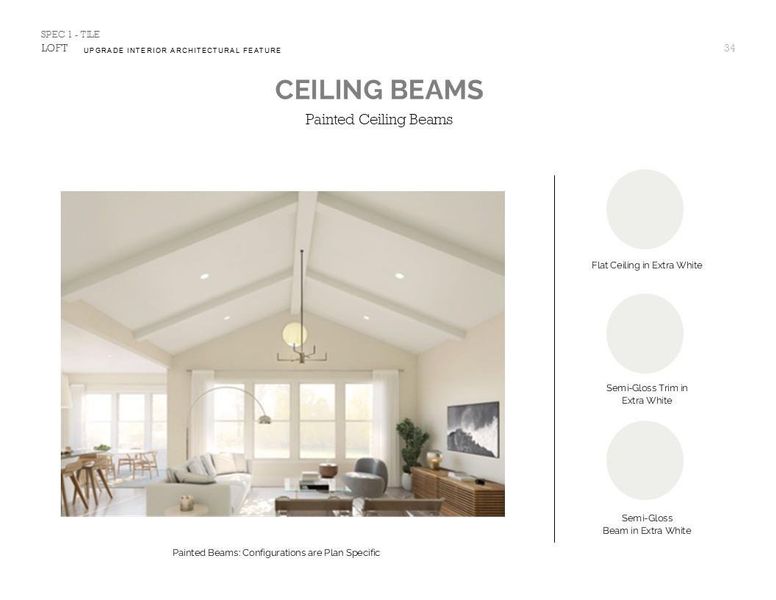 Loft Look Palette 1: Trim Selection Sheet (*Artist rendering used for illustration purposes only.)