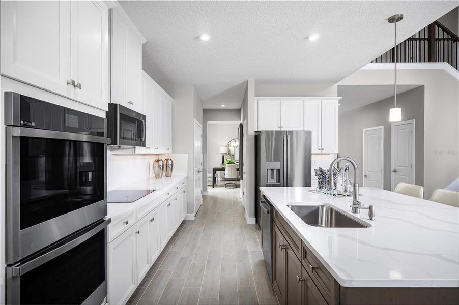 Furnished interior view inside a new home in The Palms at Venetian Bay, New Smyrna Beach (Image 5). Furnished interior view inside a new home in The Palms at Venetian Bay, New Smyrna Beach (Image 5).