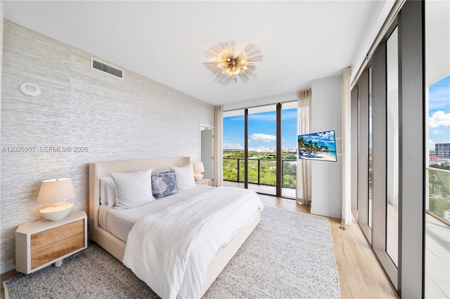 Furnished interior view inside a new home in , Miami (Image 12).