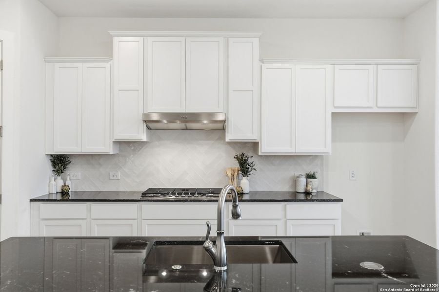 Furnished interior view inside a new home in Kinder Ranch - 70', San Antonio (Image 12).