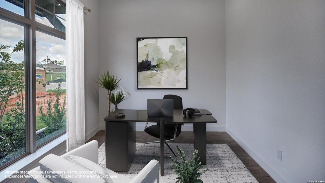 Furnished interior view inside a new home in Alsatian Oaks, Castroville (Image 9).