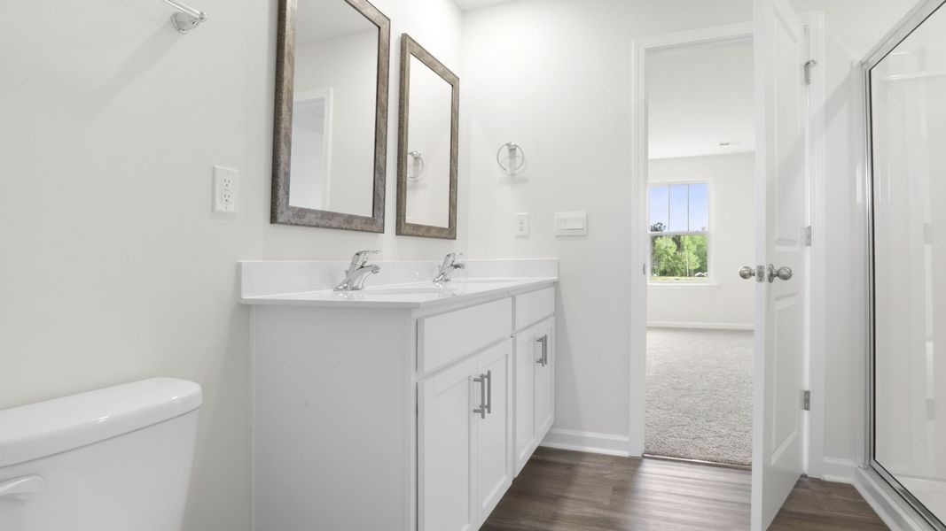 Furnished interior view inside a new home in Gibson Grove, Laurens (Image 10).