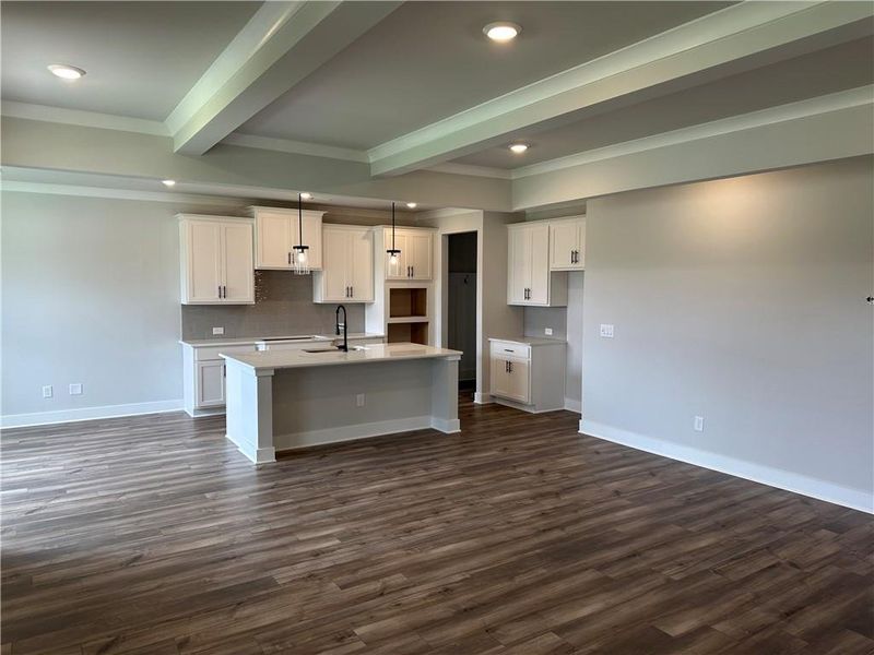 Spacious, unfurnished interior of a new home in Rosewood Lake Estates, Hoschton (Image 104).