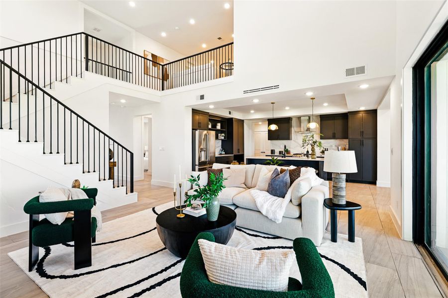 Furnished interior view inside a new home in , Georgetown (Image 17). Furnished interior view inside a new home in , Georgetown (Image 17).