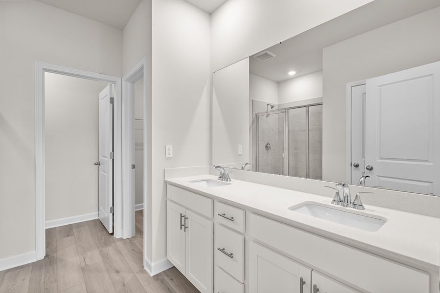 Furnished interior view inside a new home in Cypress Ridge - The Coastline Series, Longs (Image 9).