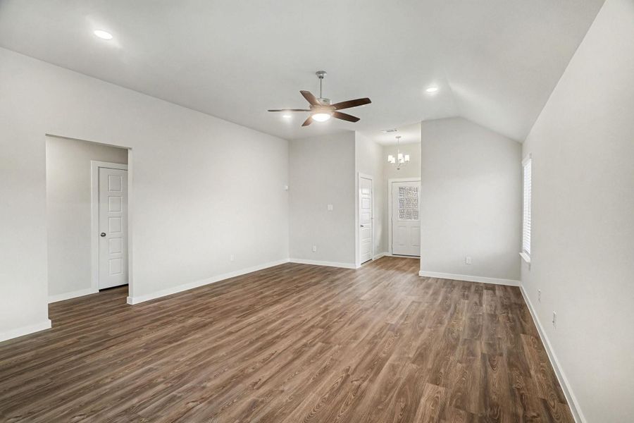 Another view of this spacious living room. Another view of this spacious living room.