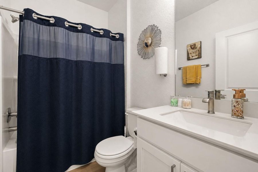 First floor full bathroom