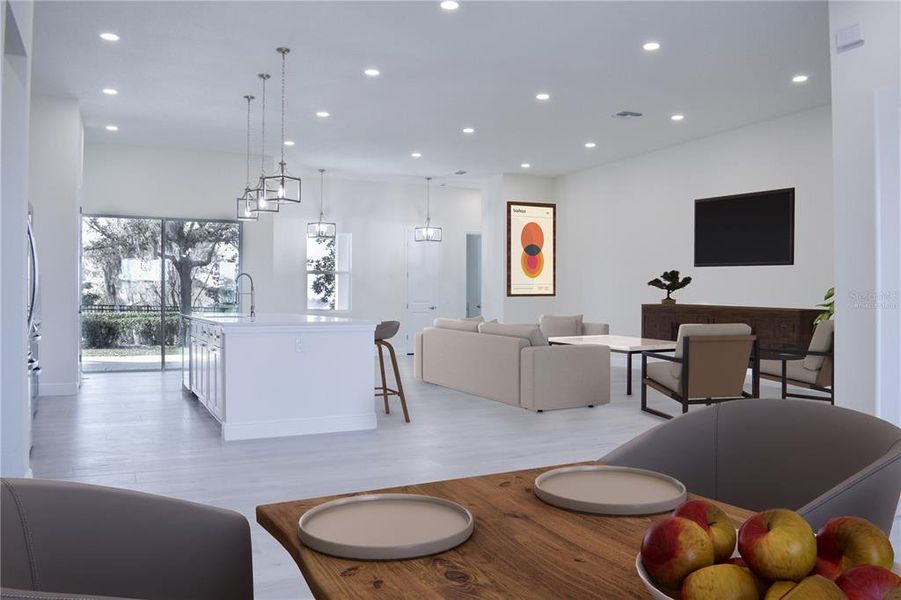 Furnished interior view inside a new home in , Lake Alfred (Image 6).