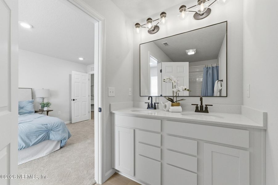 Furnished interior view inside a new home in , Jacksonville (Image 6). Furnished interior view inside a new home in , Jacksonville (Image 6).
