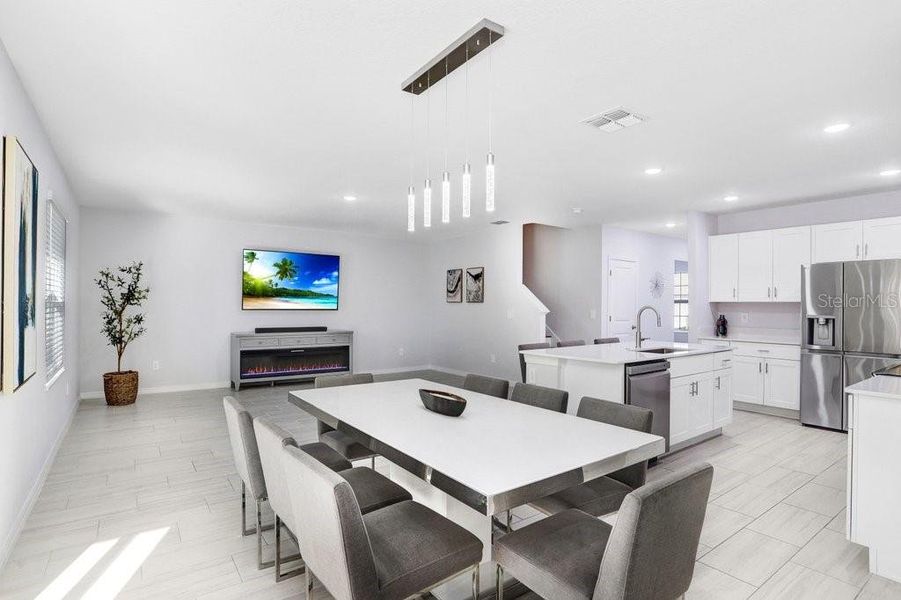 Furnished interior view inside a new home in , Zephyrhills (Image 8). Furnished interior view inside a new home in , Zephyrhills (Image 8).