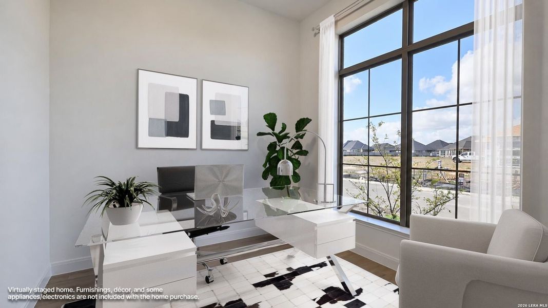Furnished interior view inside a new home in Meadows of Mill Creek, Seguin (Image 10).