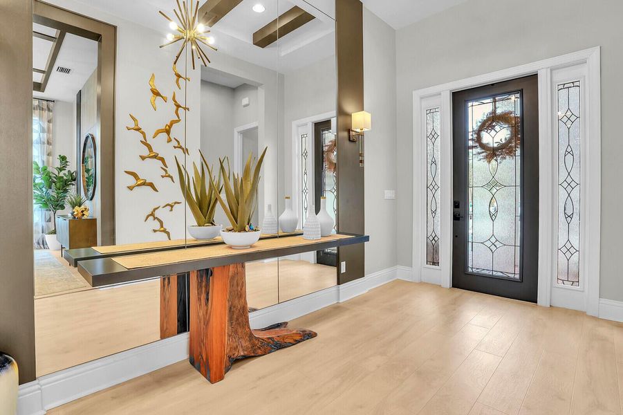 Furnished interior view inside a new home in Alton, Palm Beach Gardens (Image 32).