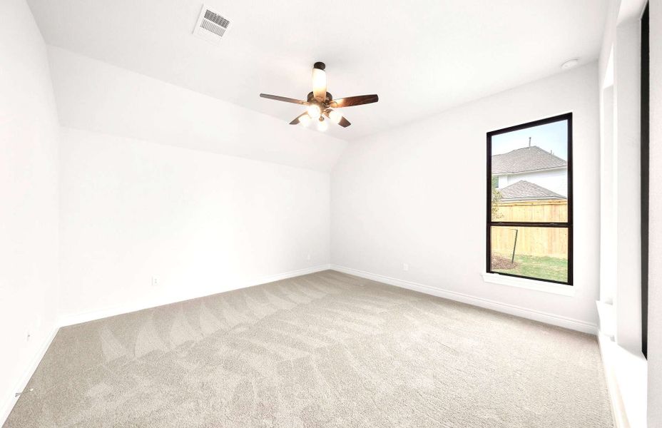 Spacious, unfurnished interior of a new home in Bridgeland 50′, Cypress (Image 25).