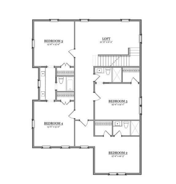 2D floor plan layout of this home in , Mount Pleasant, SC (Image 7).