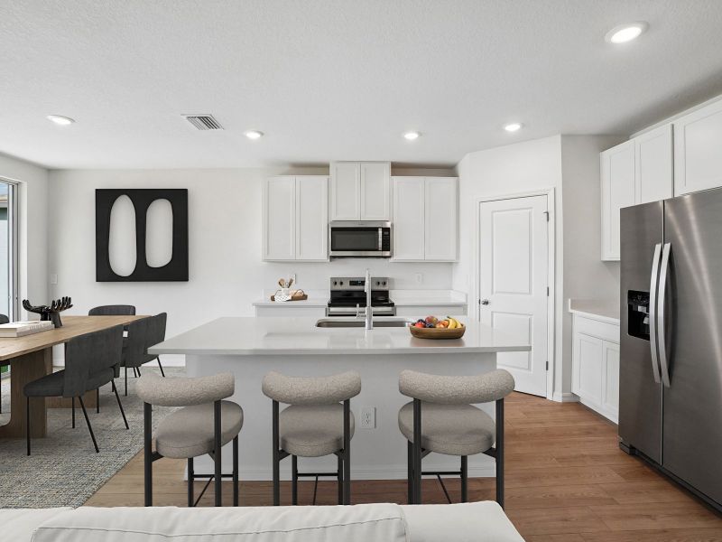 Furnished interior view inside a new home in Salt Meadows - Classic Series, Parrish (Image 3).