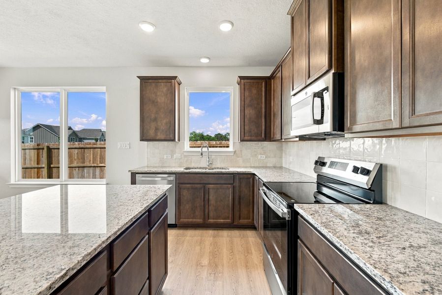 Furnished interior view inside a new home in Pagosa Springs, Bryan (Image 4).