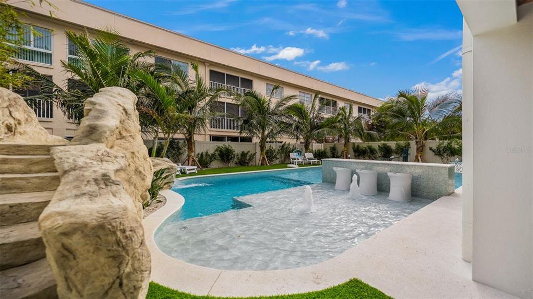 Exterior details and patio area of a home in , Sarasota (Image 27).