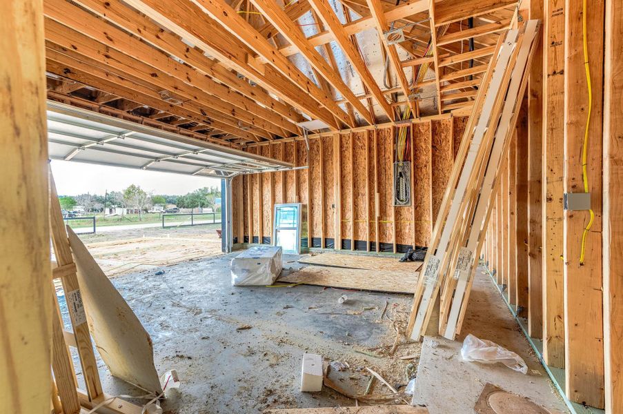 In-progress construction of a new home in , Needville, TX (Image 15).