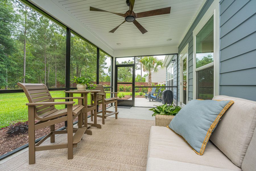 Exterior details and patio area of a home in Sea Island Preserve, Johns Island (Image 37).