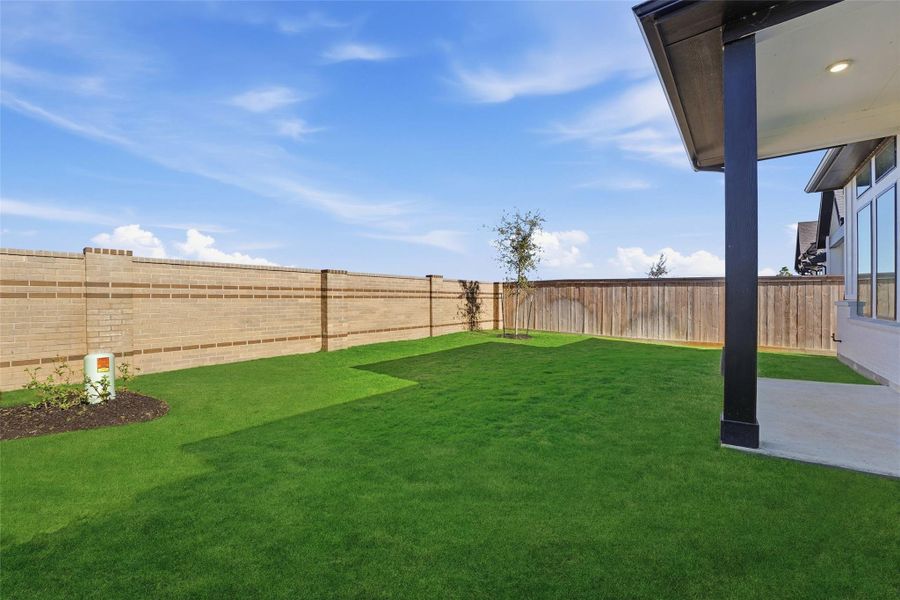 Exterior details and patio area of a home in , Cypress (Image 3).
