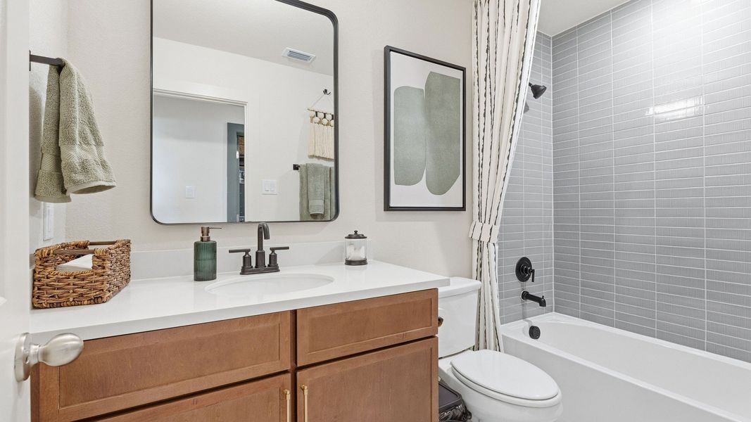 Representative furnished interior of a home built from the Kimbell by DRB Homes in Sky Ridge, San Marcos (Image 10). Representative furnished interior of a home built from the Kimbell by DRB Homes in Sky Ridge, San Marcos (Image 10).