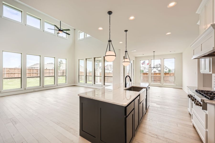 Plan 859 Representative Photo - Living Room/Kitchen/Dining Area Plan 859 Representative Photo - Living Room/Kitchen/Dining Area