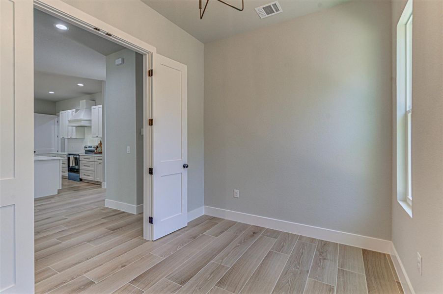 Room for office or flex space.