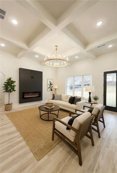 Furnished interior view inside a new home in , Gainesville (Image 15).