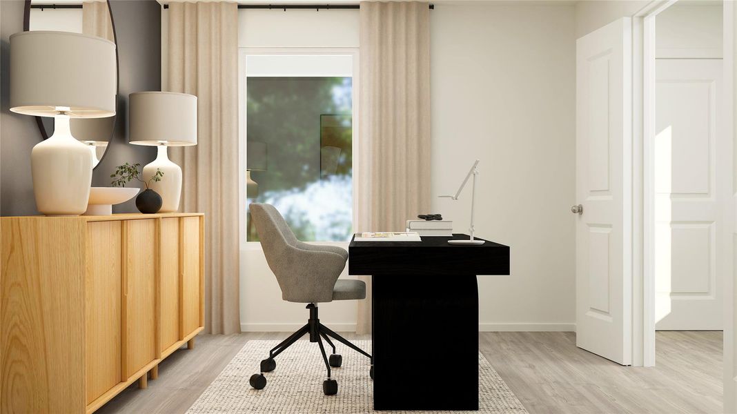 Furnished interior view inside a new home in , Hutto (Image 17). Furnished interior view inside a new home in , Hutto (Image 17).