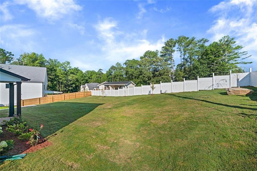 Exterior details and patio area of a home in , Grayson (Image 33).