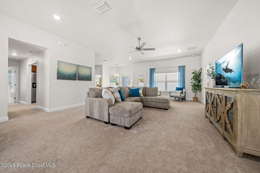 Furnished interior view inside a new home in Palm Bay, Palm Bay (Image 5). Furnished interior view inside a new home in Palm Bay, Palm Bay (Image 5).