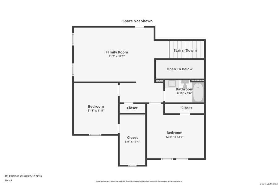 2D floor plan layout of this home in Arroyo Ranch, Seguin, TX (Image 5). 2D floor plan layout of this home in Arroyo Ranch, Seguin, TX (Image 5).