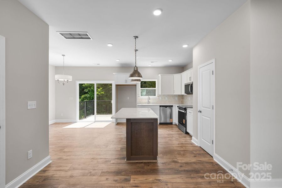 Furnished interior view inside a new home in , Asheville (Image 7).