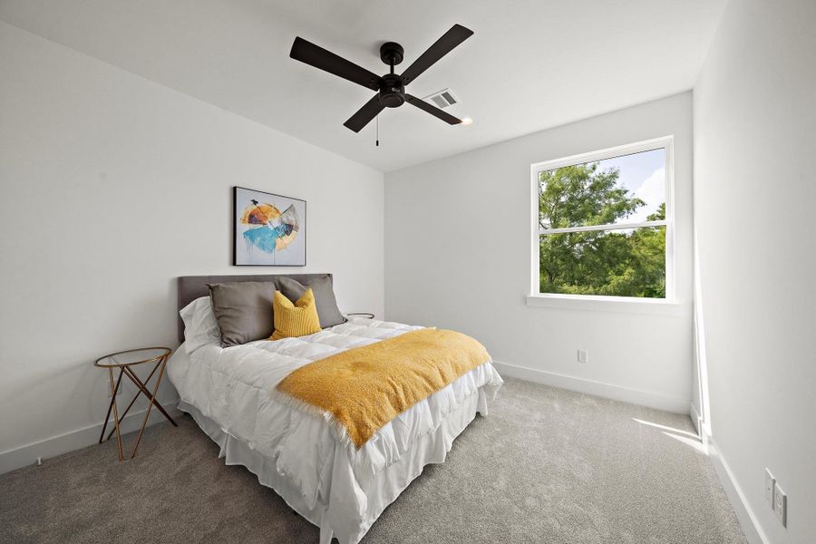 This charming secondary bedroom with bathroom access offers plenty of space, natural light, and a versatile layout, perfect for family members, a home office, or guests. This charming secondary bedroom with bathroom access offers plenty of space, natural light, and a versatile layout, perfect for family members, a home office, or guests.