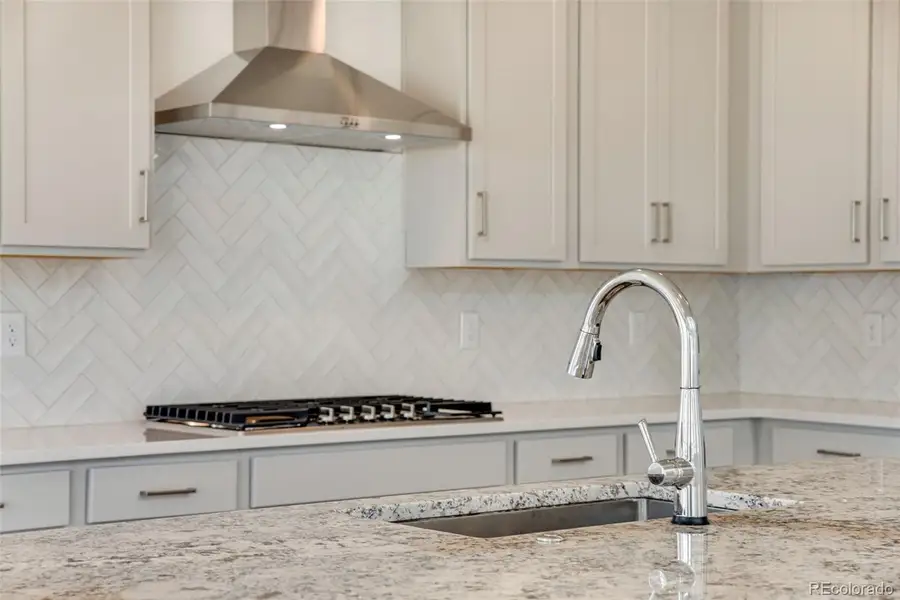 Furnished interior view inside a new home in Prelude at The Aurora Highlands, Aurora (Image 5).