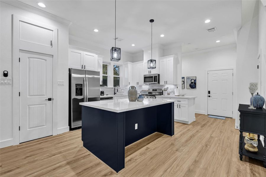 Furnished interior view inside a new home in , Houston (Image 21).